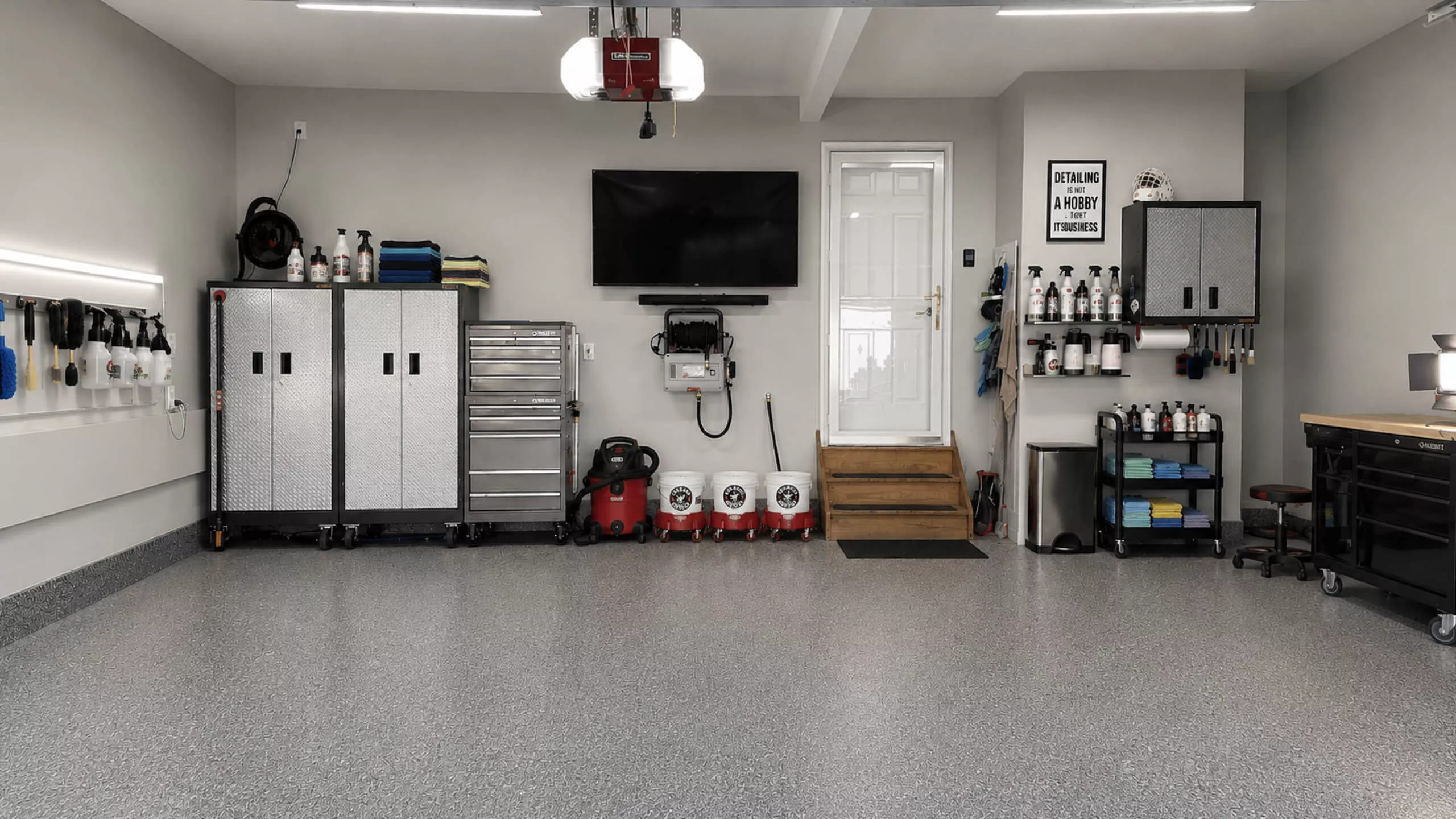 Home-Based Detailing Setup
