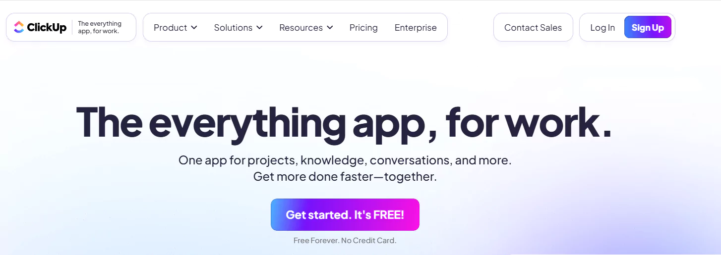 ClickUp — Best for All-in-One Project Management