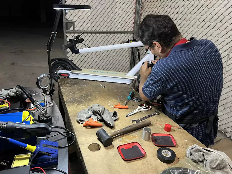 ScooFly technician in work