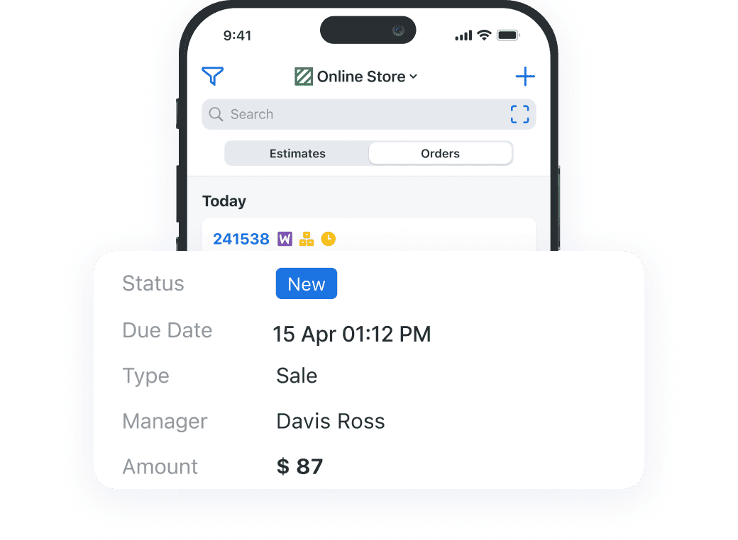 Aplicaci&oacute;n m&oacute;vil para gestionar pedidos, clientes y ventas