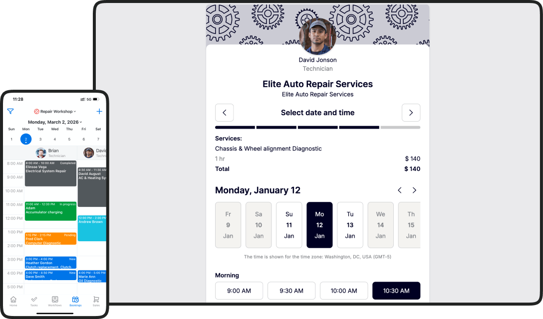 Plan Jobs Around Your Team with Mechanic Scheduling Software