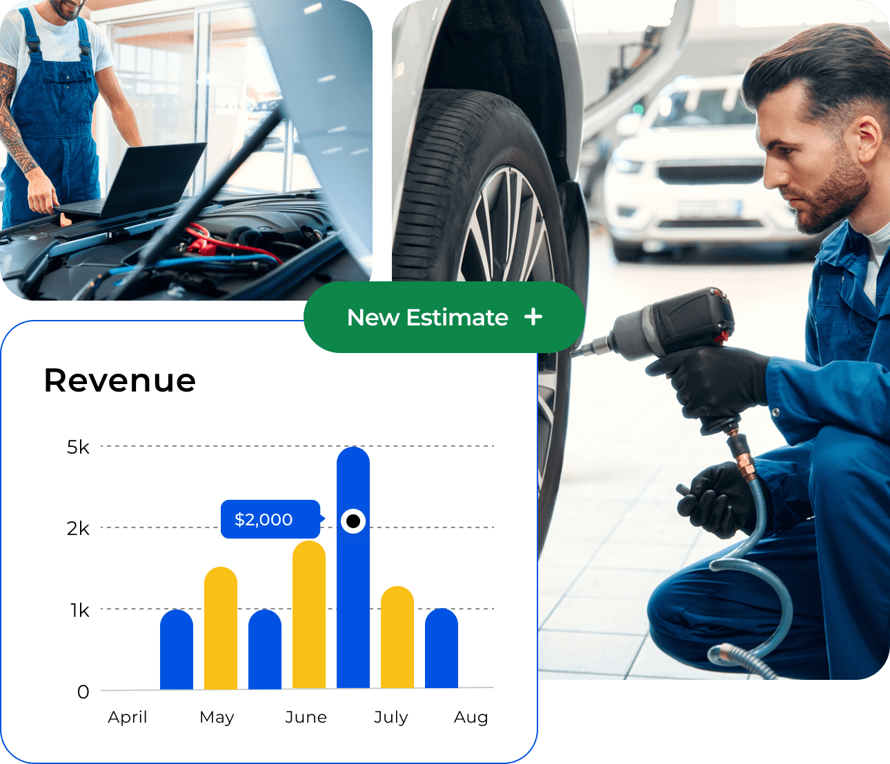 Software de presupuestos para reparaci&oacute;n automotriz