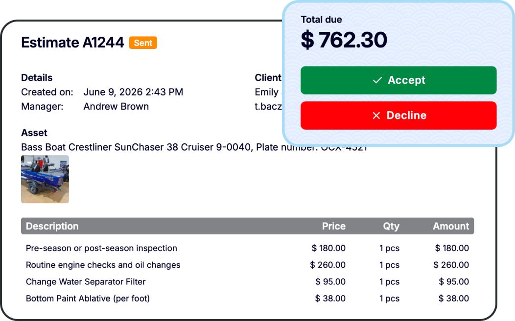 Give Boat Owners a Clear Price to Approve
