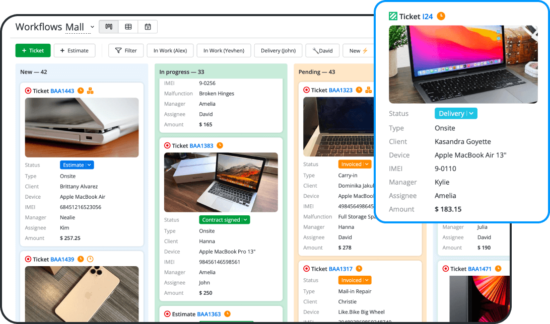Repair Pos All-in-One Repair Shop POS Software | Orderry