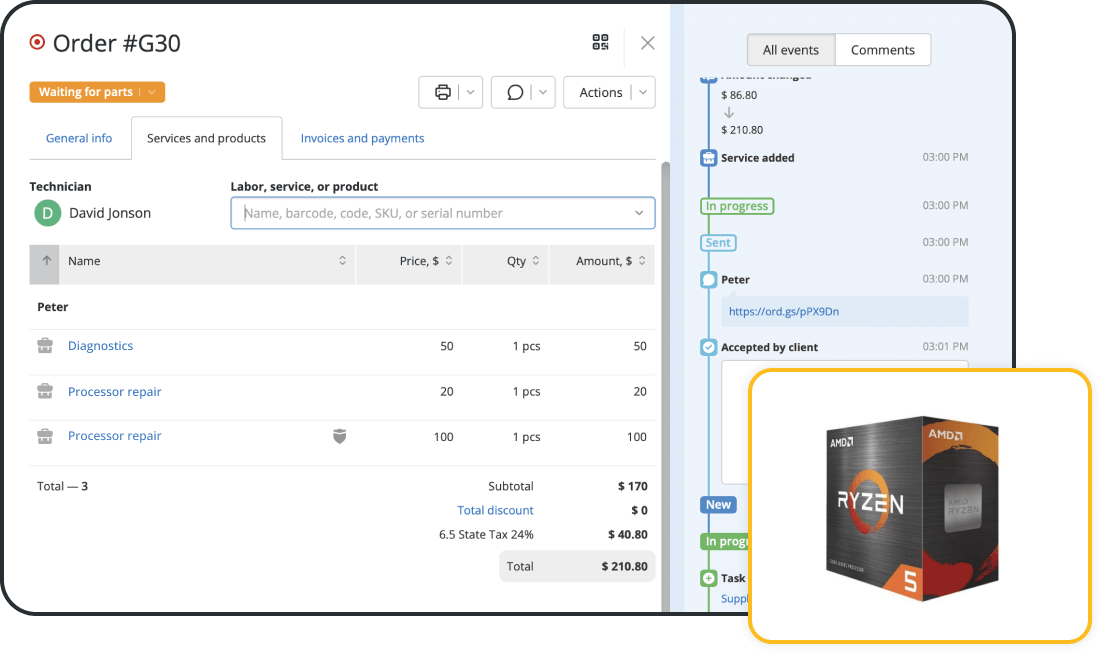 Computer Repair Ticketing and Workflow Management