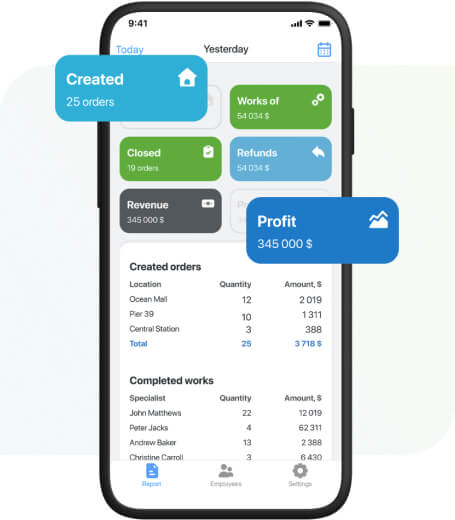 Orderry Business Insights Mobile App