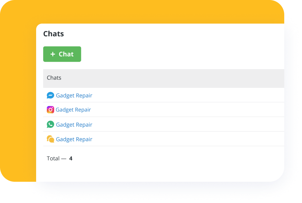 Unlimited number of connected communication channels
