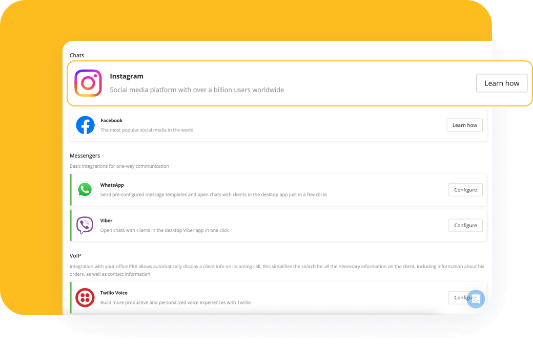 O Orderry é Seu Centro de Comunicação com o Cliente