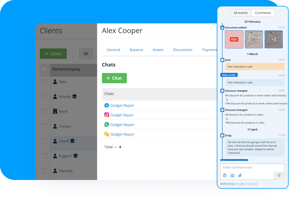Instant deals from instant messaging