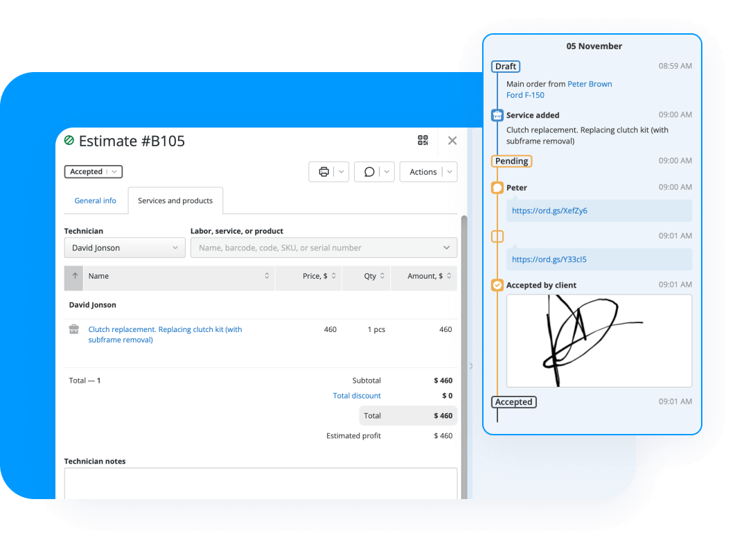 From Estimates to Real Jobs In One Click From Estimates to Real Jobs In One Click