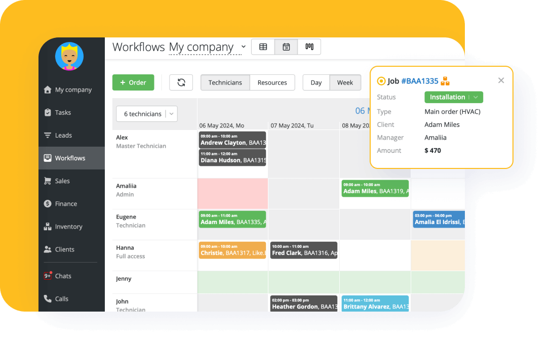 The Scheduler feature