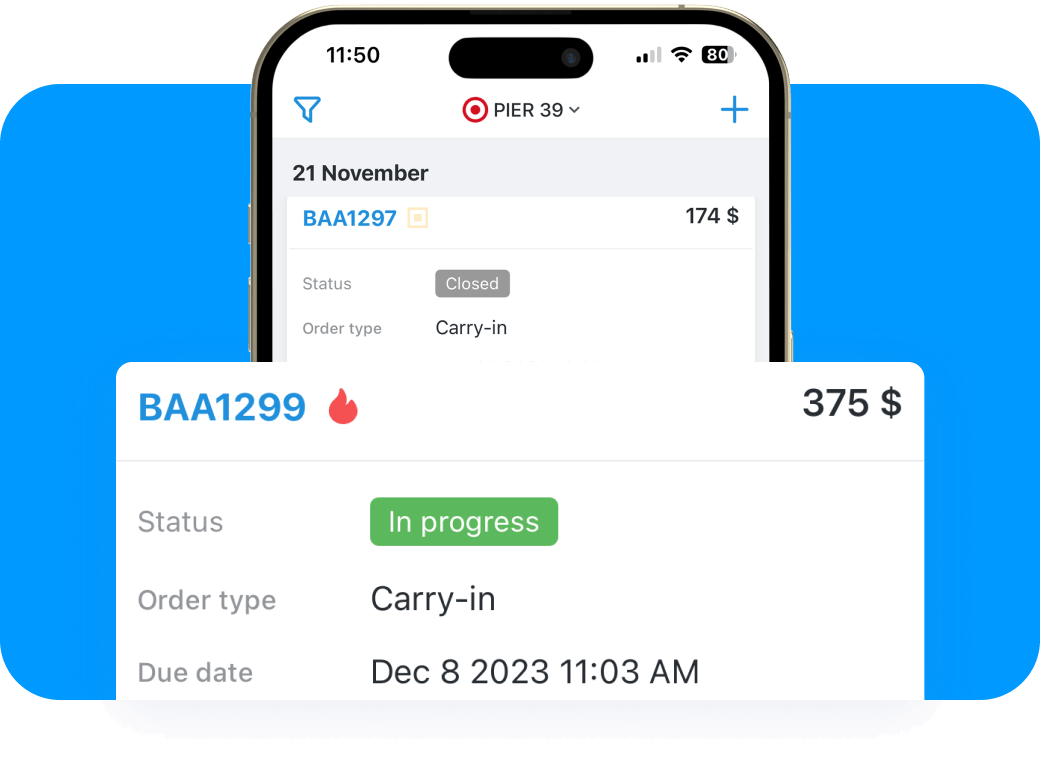 the Work Orders App the Work Orders App