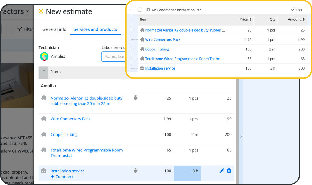 Manage Detailed Service Bids with Commercial HVAC Estimating Software