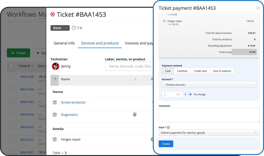 Acepte pagos presenciales con opciones en efectivo, tarjeta y sin contacto