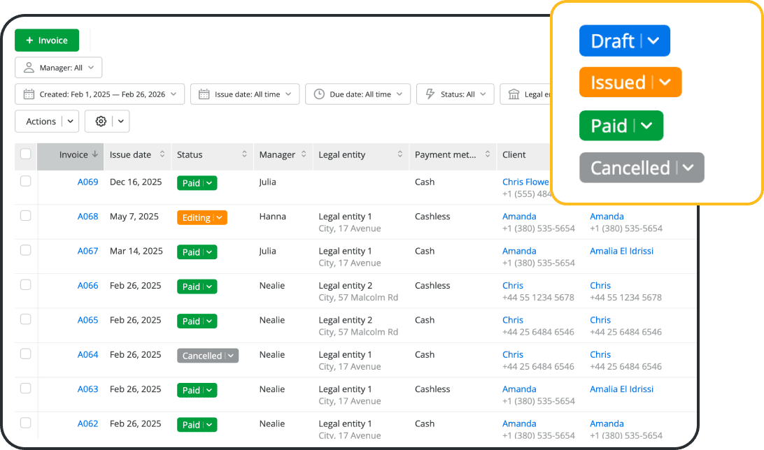 Easily Invoice Under Multiple Legal Entities