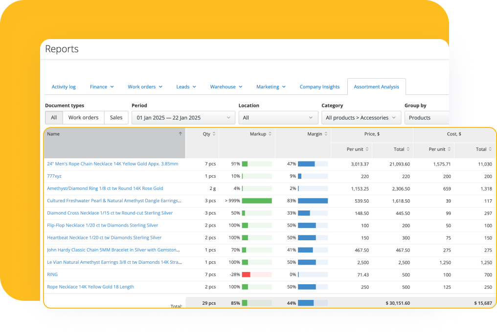 Jewelry Inventory Management Software