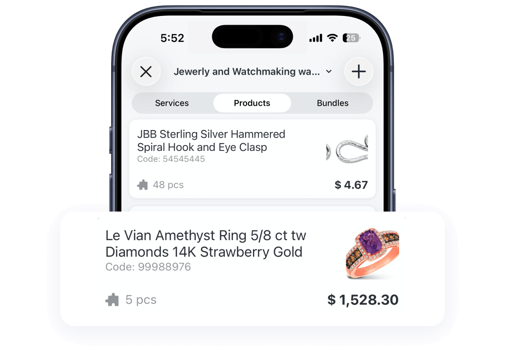 Use the Jewelry Inventory App to Check Stock Away from the Store