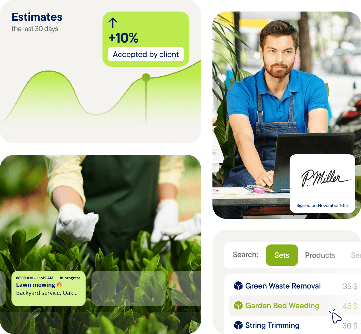 Software de presupuestos para paisajismo