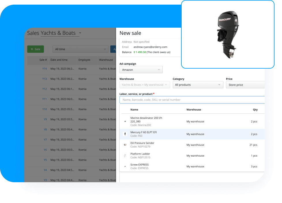 Sell Equipment and Accessories