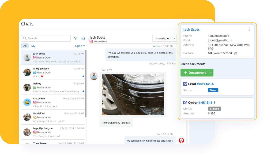 Mobile Mechanic Texting Software