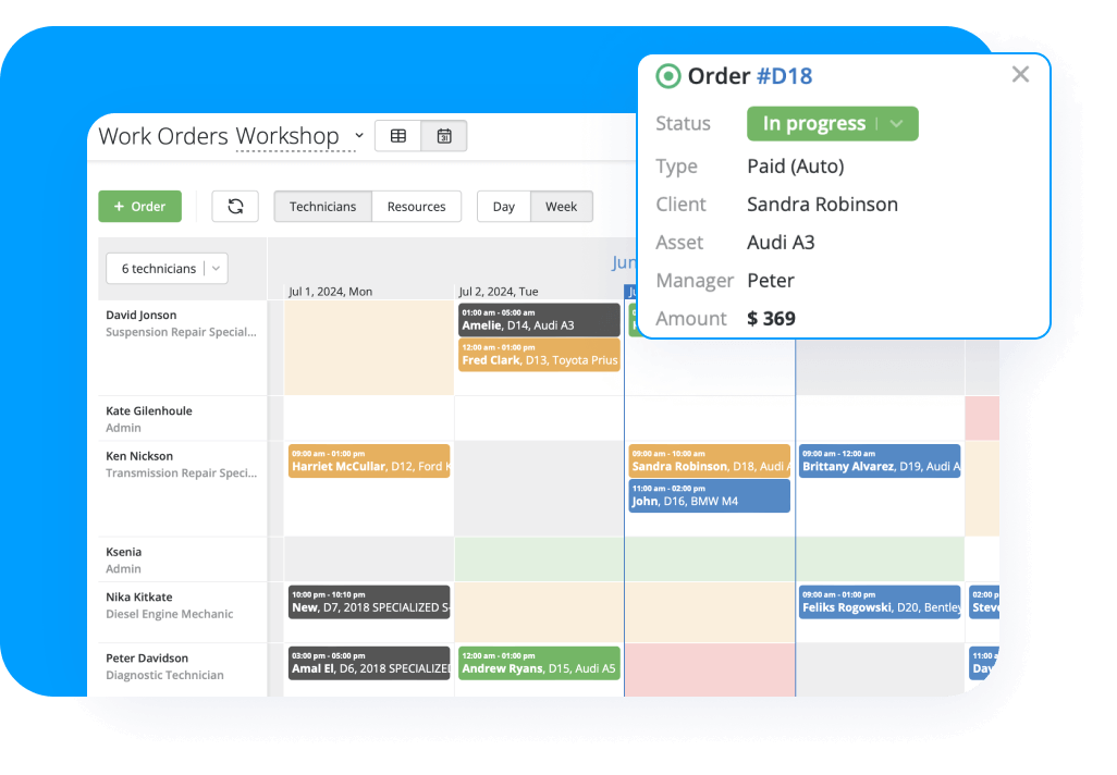 Mobile Mechanic Scheduling Software Mobile Mechanic Scheduling Software