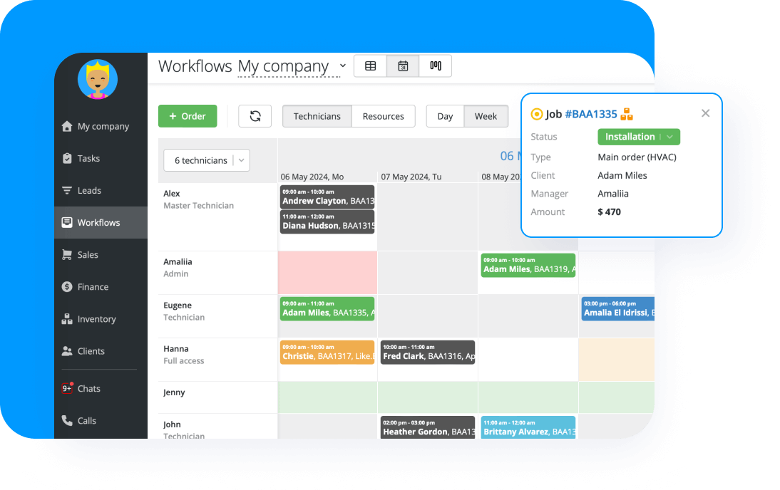 The Work Order Scheduler
