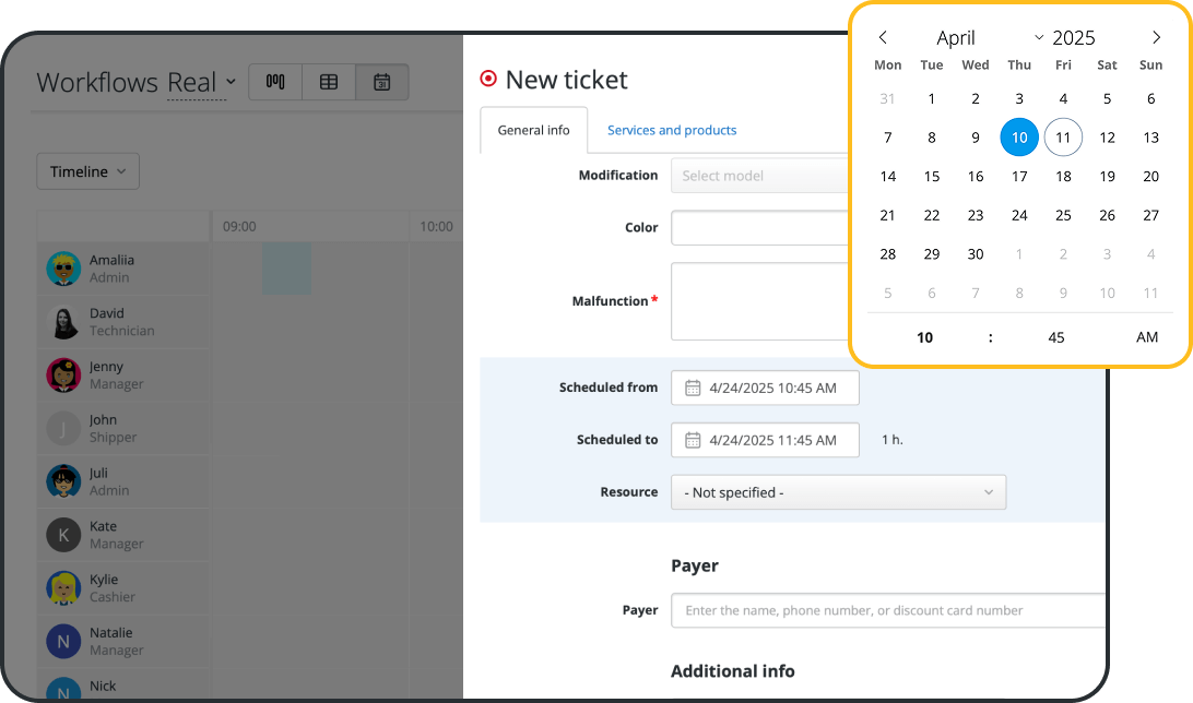 Mail-in Repair Scheduling