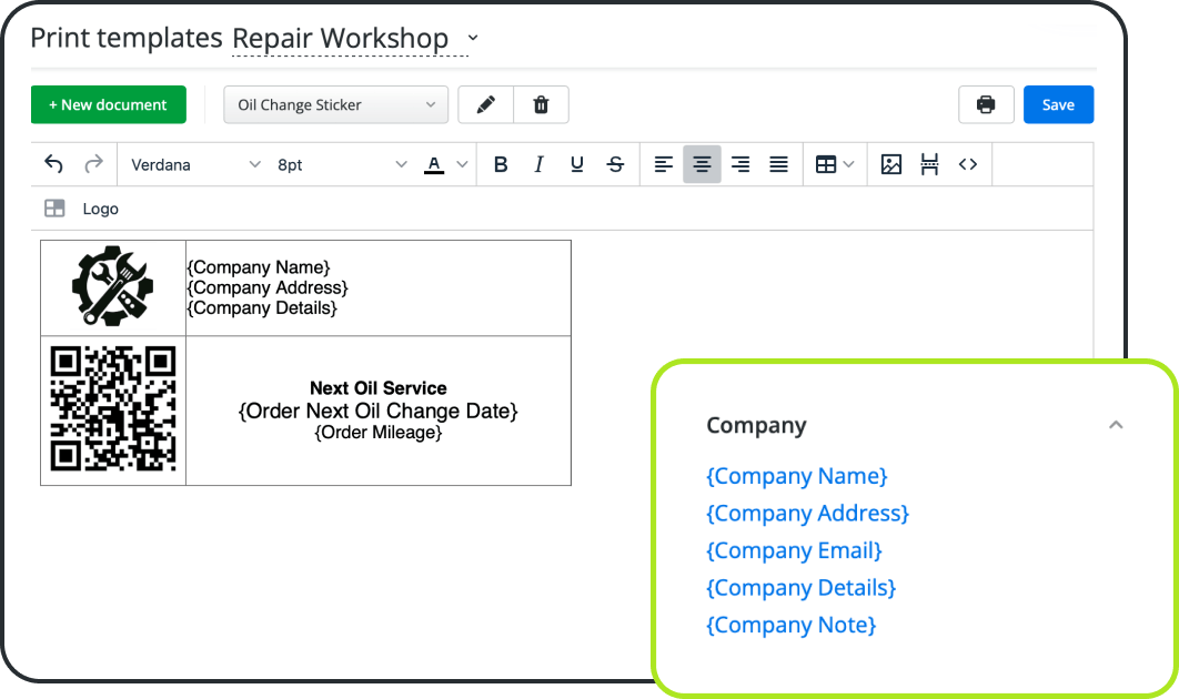Give Customers a Clear Service Date with Oil Change Sticker Software