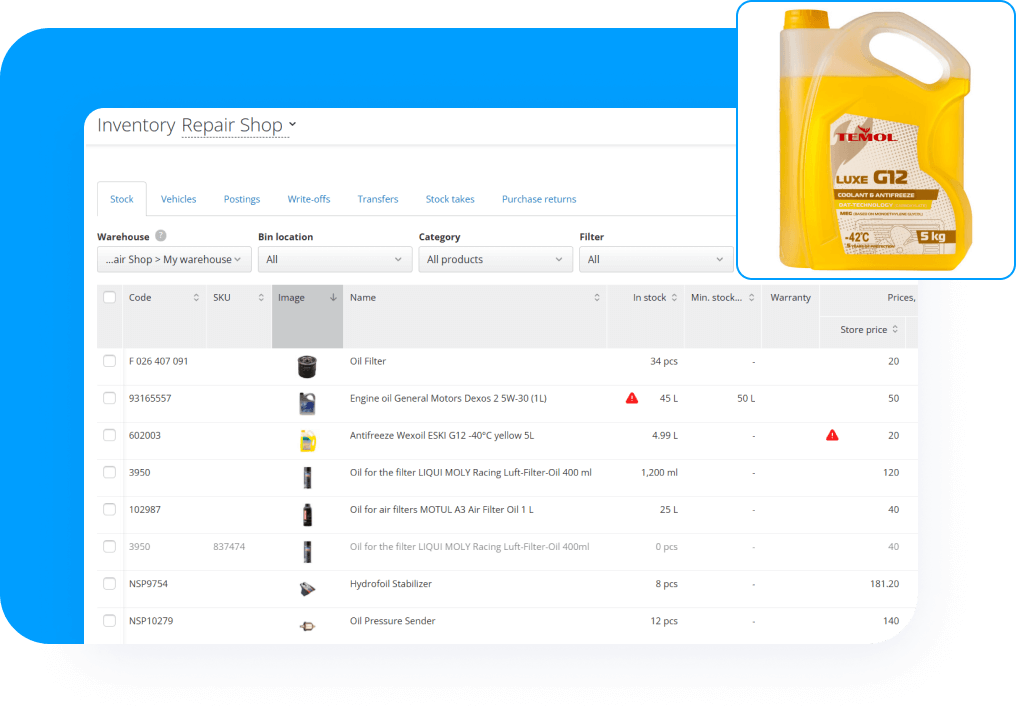 Manage Inventory with Ease