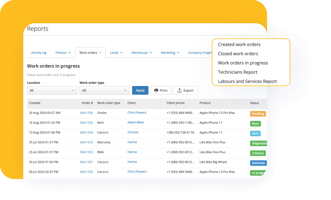Generate Reports in a Few Clicks Generate Reports in a Few Clicks