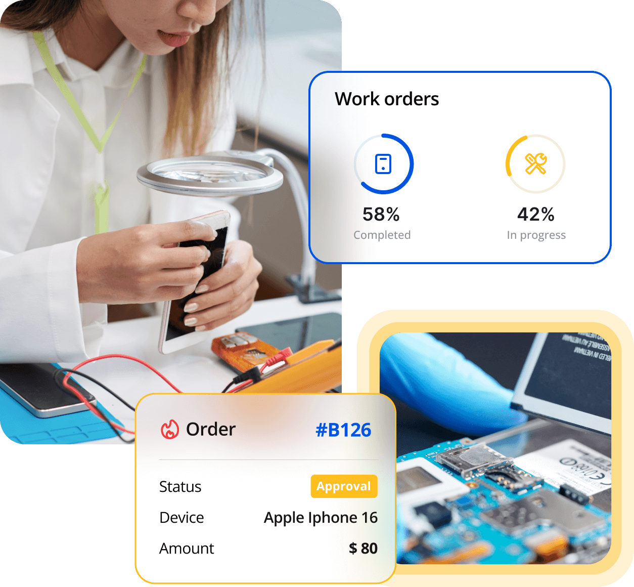 Software para talleres de reparación de teléfonos móviles