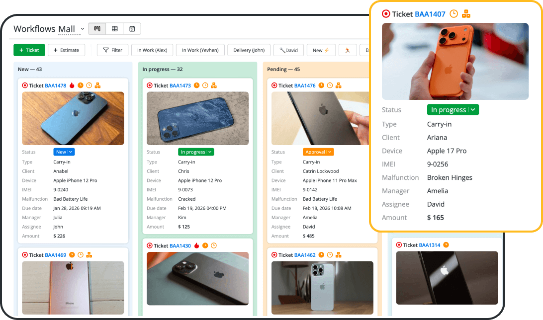 Repair Ticket Management for Every Phone Repair Shop