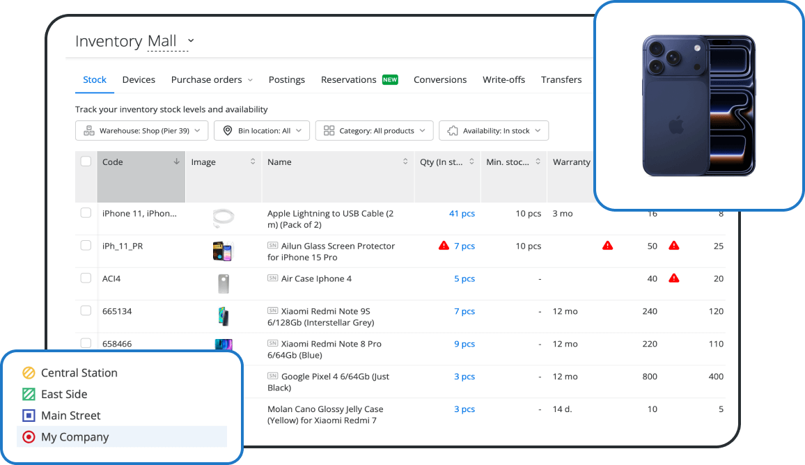 Software de gesti&oacute;n de inventario que se integra con Xero