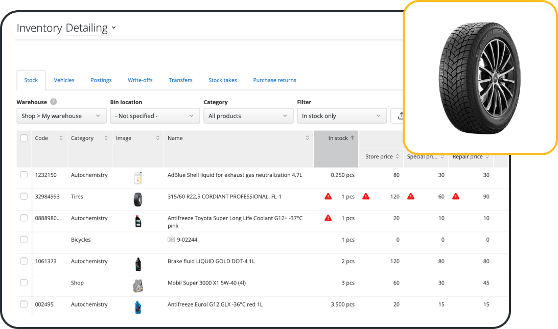 Repair Shop POS with Real-Time Inventory Tracking