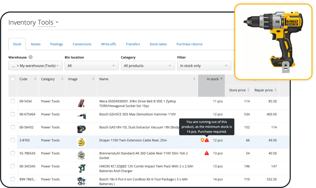 Software for Power Tools