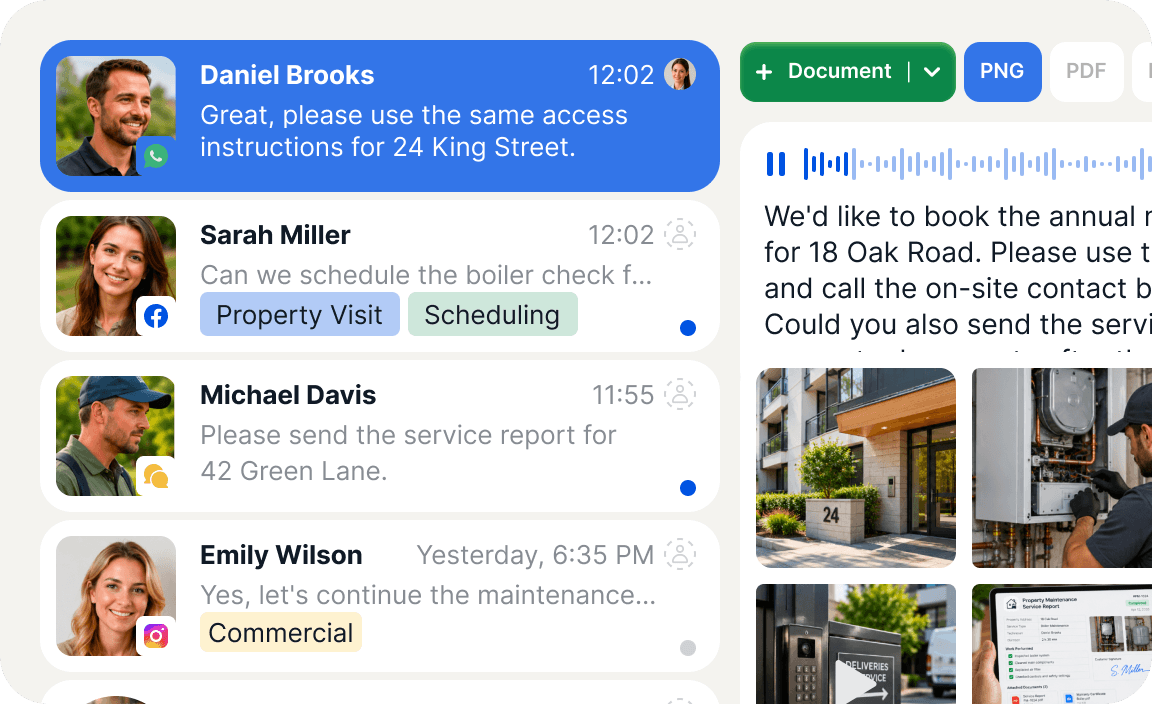 CRM Property Maintenance Gives Every Client Address Its Own Record