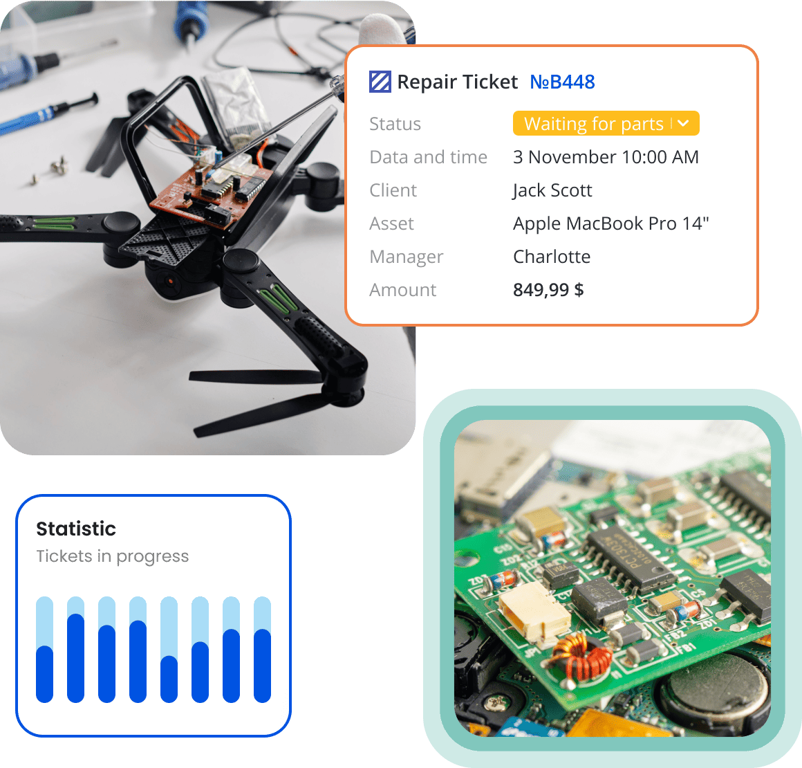 Repair Ticket Software with AI Tools & Mobile App | Orderry