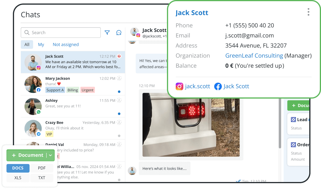 Integrated Messaging & Customer Communication