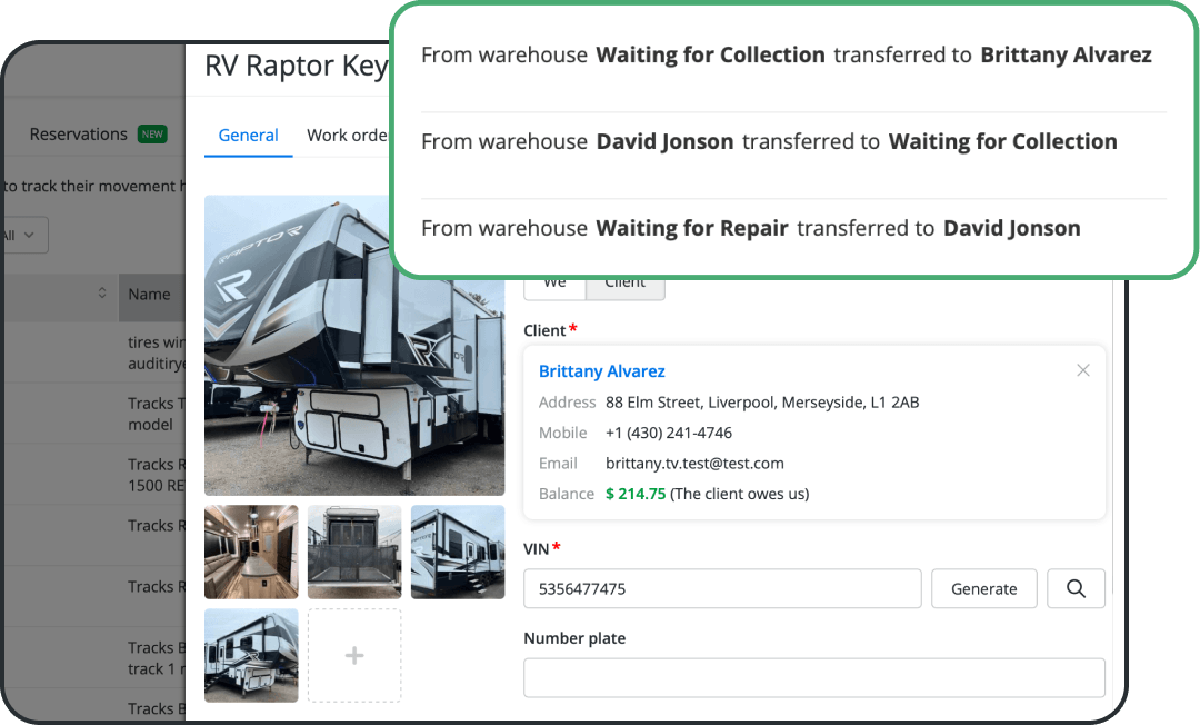 Know Every RV's Full Service History