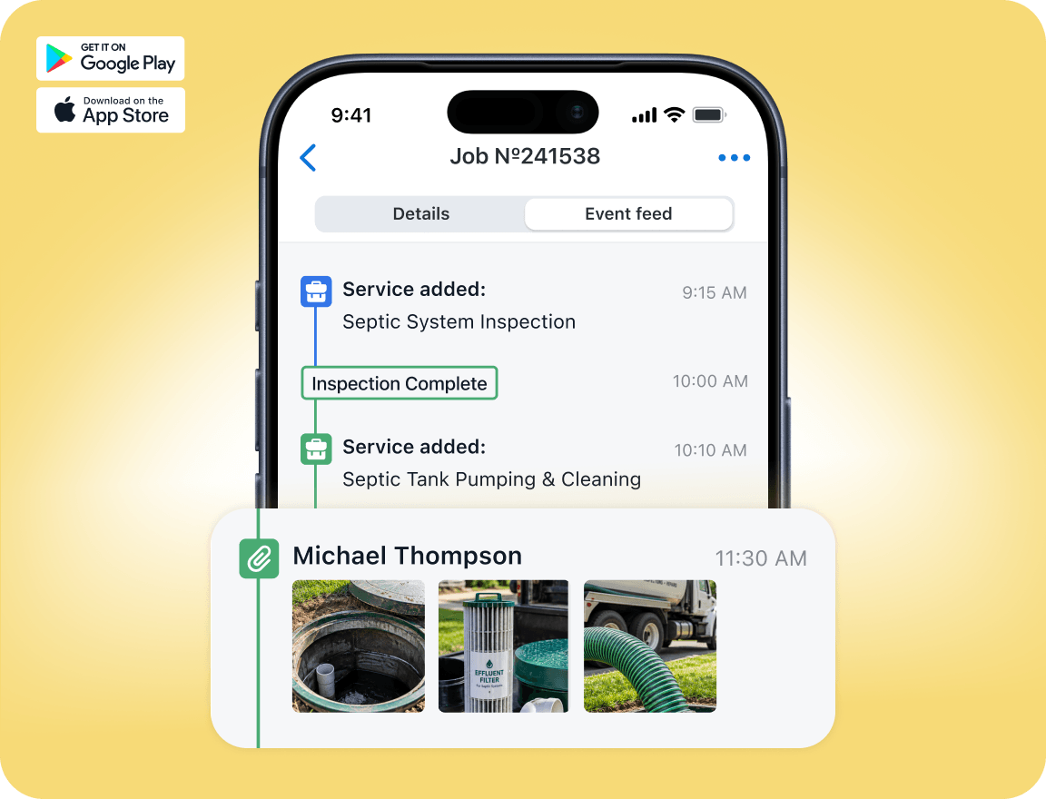 Septic Business Management Software Connects Your Office to Work in the Field