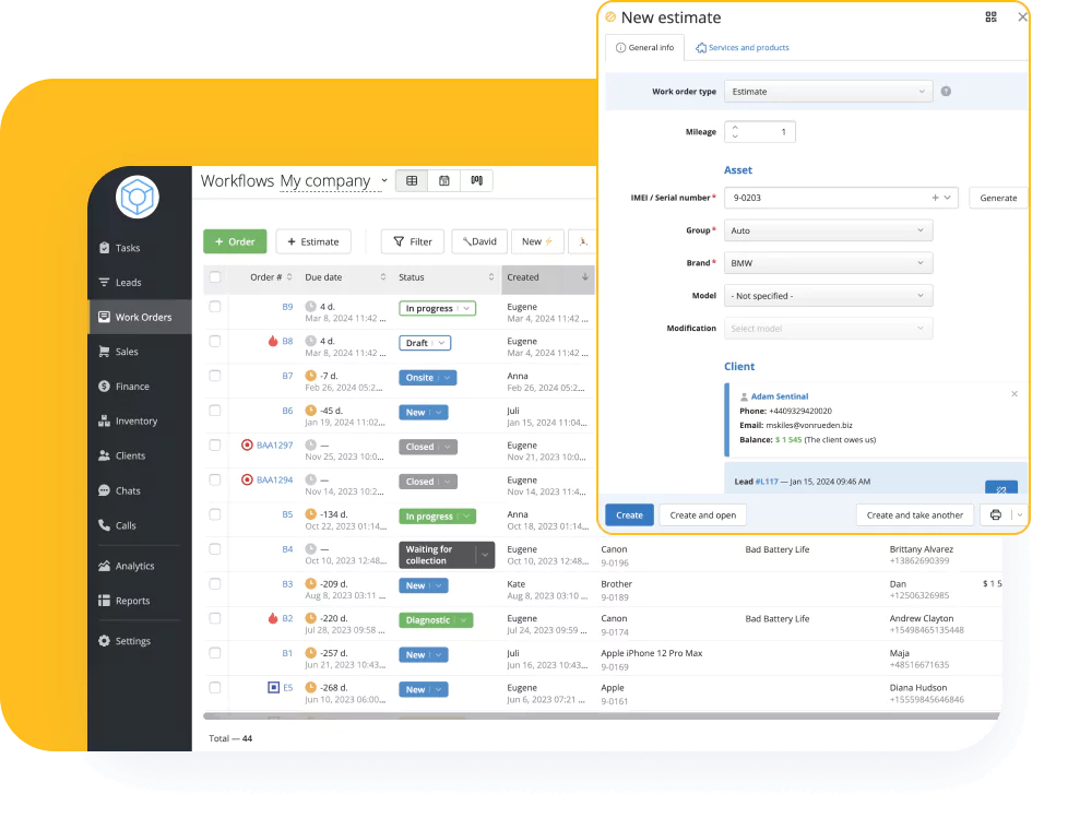 Work Order Management