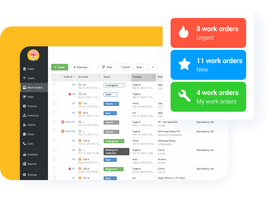 Efficient Repair Process