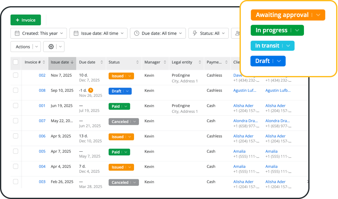 Small Engine Repair Invoicing and Online Payment Software