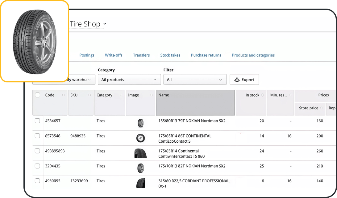 Tire Inventory Software for Shops and Mobile Services