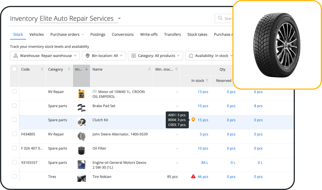 Repair Shop POS with Real-Time Inventory Tracking