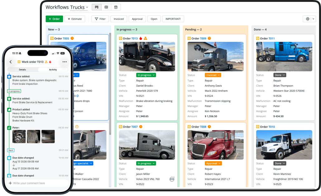 Why Orderry Fits Your Truck Shop