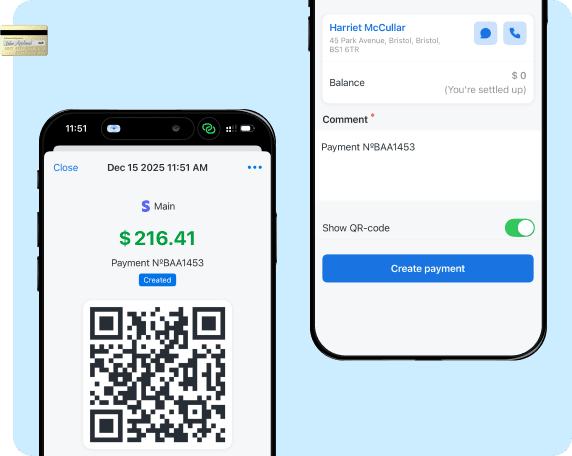 Sales and On-Site Payments on Your Smartphone